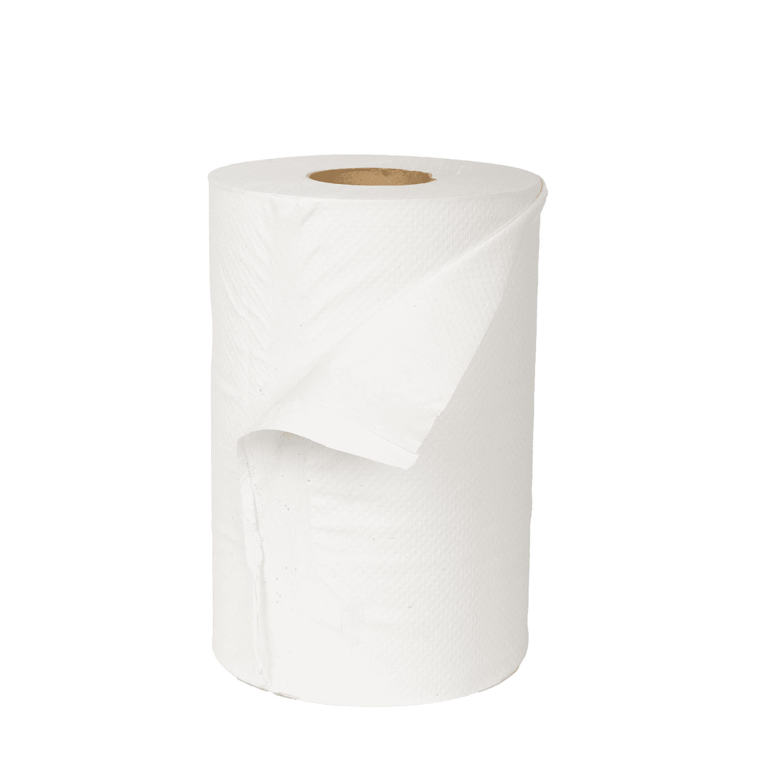 Karat Junior Commercial Paper Towel Rolls - White - Case of 12 rolls