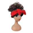 thumbnail image 3 of Pelucas completas de fiesta de cabello ondulado y rizado con diadema de lazo Encanto Dolores para cosplay, 3 of 4