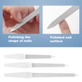 thumbnail image 5 of UDIYO Salon Buffer Double Head Non-Slip Handle Nail Polishing Multifunctional 2 in 1 Manicure Tool Dual Use Stainless Steel Nail File Dead Skin Push Polisher Nail Supplies, 5 of 7