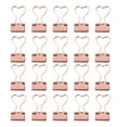 thumbnail image 1 of EeaseCA 20Pcs Metal Binder Clips File Clips Heart Shaped Book Clamps Organizing Clamps, 1 of 7