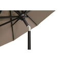 thumbnail image 6 of SimplyShade 11ft Outdoor Patio Striped Octagon Umbrella with Push Button Tilt, Blue, 6 of 8