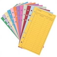 thumbnail image 2 of 12 Budget Envelopes, Card Cash Envelope System, Save Money, Various Colors, Vertical Layout and Perforation, 2 of 8