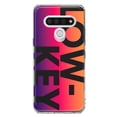 thumbnail image 1 of MUNDAZE LG Stylo 6 Shockproof Clear Hybrid Protective Phone Case Purple Pink Orange Clear Funny Text Quote Low Key Cover, 1 of 6