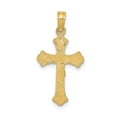 thumbnail image 5 of Auriga Fine Jewelry 14K Yellow Gold Inri Crucifix Cross Charm Pendant for Women (L-26 mm,W-13 mm), 5 of 6