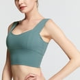 thumbnail image 3 of Sports Bra Plus Size Womens Solid Color Inner Fit Plus Size Vest Yoga Sports Beauty Back Bra Plus Size Bras for Women Sports Bras for Women Plus Size Sport Bras for Women Plus Size, 3 of 7