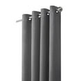 thumbnail image 3 of Thermalogic Navar Grommet Curtain Panel Window Dressing 54 x 84 in Dark Grey, 3 of 3