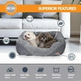 thumbnail image 5 of K&H Pet Products Thermo-Pet Lounge Sleeper Heated Cat & Dog Bed Gray Medium 30.5 X 24.5 X 9 Inches, 5 of 9
