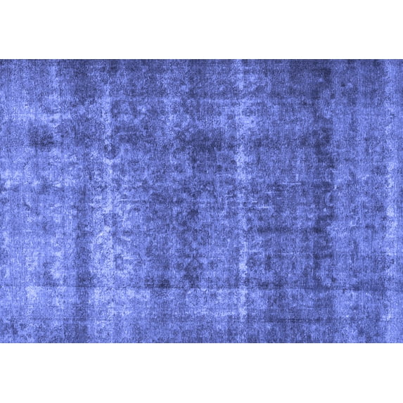 Ahgly Company Indoor Rectangle Persian Blue Traditional Area Rugs, 7' x 9'