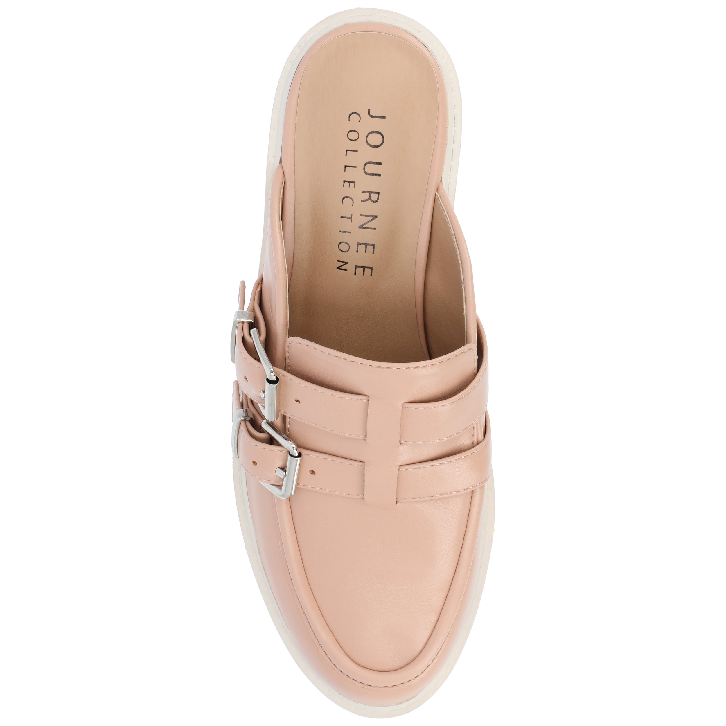 Journee Womens Brydie Light Weight Platform Slip On Loafer