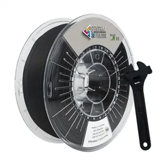 Carbon Fiber PA12-CF (Nylon 12 ) Filament 1.75mm Black 1KG