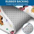 thumbnail image 4 of Dachshund Sport Bathroom Rugs Sets 3 Piece,Toilet Cover Set,Absorbent Non Slip Bathroom Mats Sets with U-Shaped Contour Rug Toilet Rug Set, 4 of 5