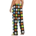 thumbnail image 7 of joogoo Men's Pajama Pants Baseball Football Basketball Soft Long Sleep Lounge Pjs Bottoms S, 7 of 7