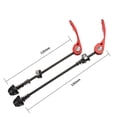 thumbnail image 1 of 1pair Aluminum MTB Bike Front Wheel Hub Outdoor Cycling Repair Tools Quick Release Rear QR Modules Diameter 4.5mm, 1 of 11
