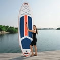 thumbnail image 2 of Gianna Inflatable Stand Up Paddle Board with Premium SUP Paddleboard Accessories,2-in-1 Paddle for Adults,Orange, 2 of 7