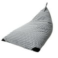 thumbnail image 2 of Sanmadrola Bean Bag Chair Cover for Kids or Adults Stuffed Animal Storage Sack Bean Bags (No Beans), Canvas, Gray, 2 of 10