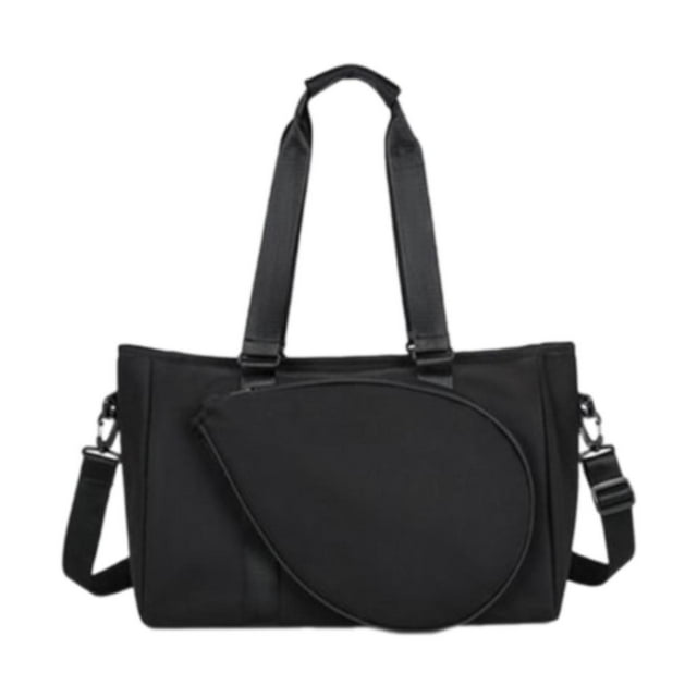 Almencla Tennis Racket Bag with Removable Shoulder Strap Tennis Bag for Tennis Racket Black