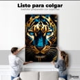 thumbnail image 2 of Cuadro Decorativo Canvas Revolution Destellos Azules 60x90 cm, 2 of 4