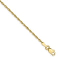 thumbnail image 1 of Leslie's 10K 1.5mm Diamond-Cut Lightweight Rope Chain (Weight: 1.31 Grams, Length: 9 Inches), 1 of 4