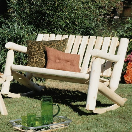 Rustic Natural Cedar Furniture Outdoor / Indoor Cedar Rocking Chair