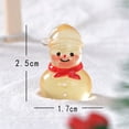 thumbnail image 2 of PRETXORVE Christmas Decor, Christmas Tree Decorations, Cute Christmas Snowman Scenery Miniature ornament Light-Up Snowman Table Decoration Accessories, 2 of 2