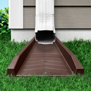Master Mark Chevron Splash Block Brown Gutter Downspout 24”
