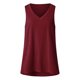 thumbnail image 1 of Camisetas tipo túnica con cuello en V sin mangas de verano para mujer, 1 of 6