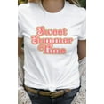 thumbnail image 6 of Retro Metallic Sweet Summer Time Graphic Tee T-Shirt, 6 of 7