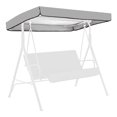 thumbnail image 1 of Outdoor Swing Cover Lightweight 190T Polyester Fabric Sun Shade for Patio Garden Swing Chair, 1 of 5