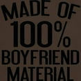 thumbnail image 3 of CafePress - Made Of 100% Boyfriend Material Dark T Shirt - Men's Classic Graphic Cotton T-Shirt, 3 of 4