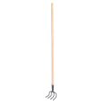 thumbnail image 4 of Expert Gardener Hardwood Handle 4-Tine Cultivator, 4 of 7