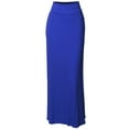 thumbnail image 3 of FashionOutfit Women's Stylish Fold Over Flare Long Maxi Skirt, 3 of 4