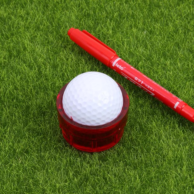 Herramienta de dibujo de plantilla de trazador de líneas de marcador de línea de pelota de Golf Scriber de 360 grados Sywqhk Para Estrenar