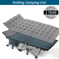 thumbnail image 4 of Lilypelle Folding Camping Cots for Adult Portable Fold Up Cot Bed for Home/Office Sleeping,2 Pack, 4 of 8
