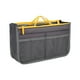 thumbnail image 5 of Neceser de viaje grande para guardar toallas, neceser de malla para maquillaje, ideal para viajes de negocios. Gris, 5 of 8