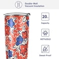 thumbnail image 4 of GZHJMY Daisy Tumbler with Lid & Straw,Reusable Double Wall Stainless Steel Vacuum Insulated Travel Mug, 4 of 7