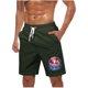 thumbnail image 1 of Pantalones Cortos Casuales para Hombre Imprimir con Bolsillos Pantalones de Playa de Cintura Elástica, Pantalones Cortos de Cintura Elástica para Hombre, 1 of 5