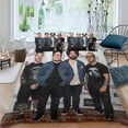 thumbnail image 2 of FALL OUT BOY (2) Conjunto de sábanas temático, trío de piezas, cómodo y amigable con la piel, diseño único, regalo de decoración para el hogar para familiares, amigos y fans,140X210cm, 2 of 6