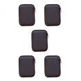 thumbnail image 1 of maskred 2.5 Sacoche Portable pour Disque Dur Externe avec Fermeture Éclair, Étui pour Disque Dur, Protection Adaptée, Noir 5Set, 1 of 6