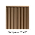 thumbnail image 1 of FASÄDE Rib Decorative Vinyl Backsplash Panel in Oil Rubbed Bronze (6X6 Inch Sample), 1 of 5