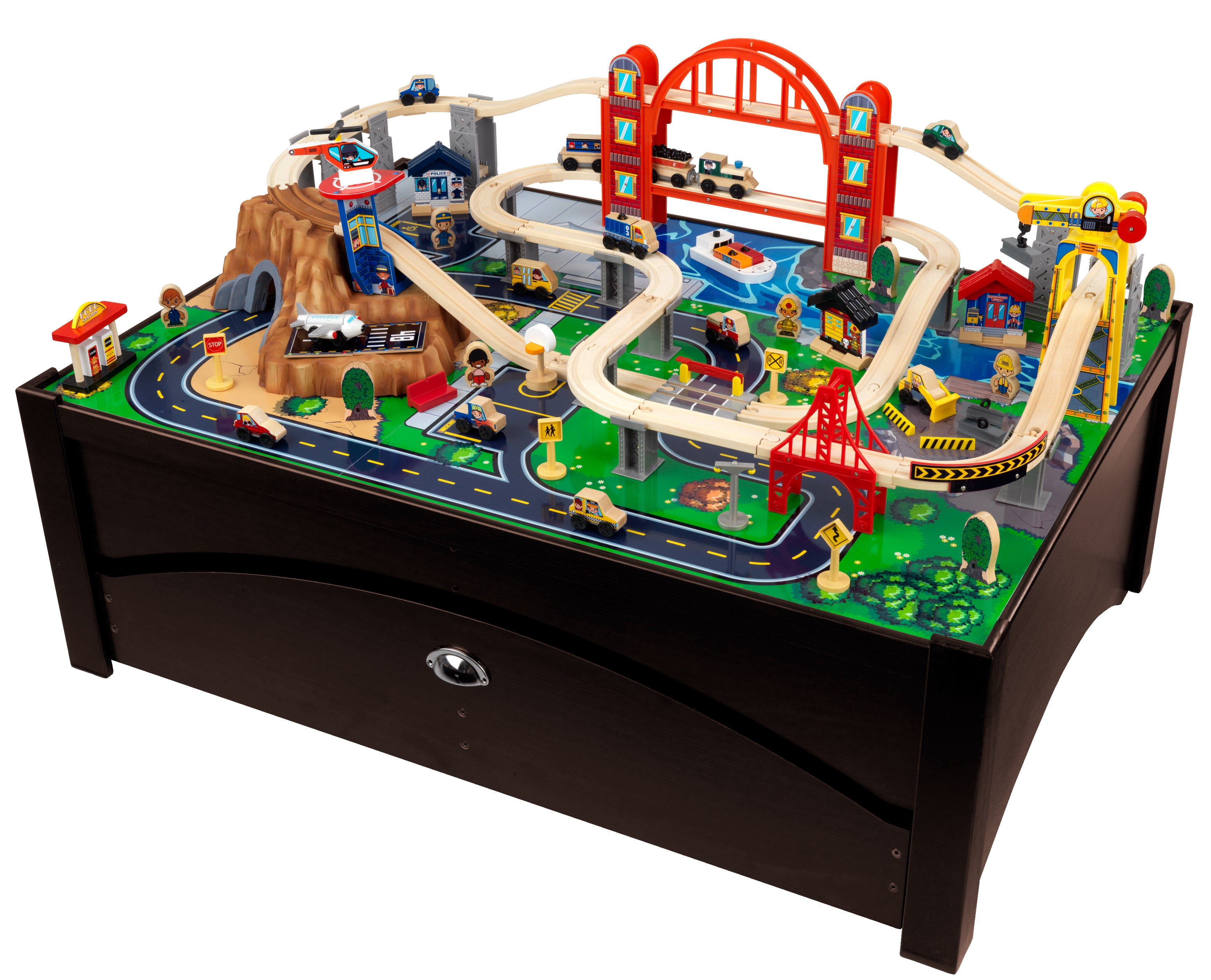 walmart wooden train set