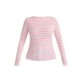 thumbnail image 3 of Free Assembly Women’s and Women's Plus Boatneck Top with Long Sleeves, Sizes XS-4X, 3 of 5
