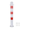 thumbnail image 1 of Accesorios para barreras de estacionamiento con poste de bolardo de 30'' de alto para comunidades residenciales, áreas al tráfico, aceras, Anillo 2 rojo y, 1 of 8
