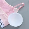 thumbnail image 3 of 4 Pack Big Girls Bra Comfort Flex Flex Fit Seamless Wireless Light Adjustable Straps Tween Bra Fit for 10-16 Years Teen, 3 of 3