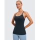 thumbnail image 2 of Musculosa CRZ YOGA sin costuras con espalda racer y sostén incorporado, talle L, 2 of 4