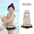 thumbnail image 1 of Toddler Girls Bathing Suit Girls Swimsuit Ruffled Sleeve Bathing for Baby Toddler Summer Swimwear, 1 of 5