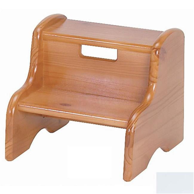 Little Colorado 105wdsw Wooden Step Stool In Solid White