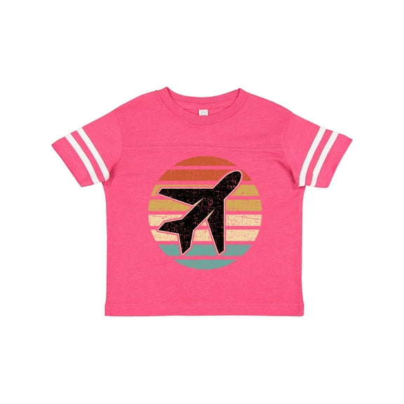 Inktastic Airplane Pilot Vintage Sunset Boys or Girls Toddler T-Shirt