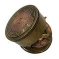 thumbnail image 3 of CollectiblesBuy Antique Brass Navigational Compass Ship Sailor Device Nautical Handmade Compass 3 Inches, 2.5 inches height, 3 of 6