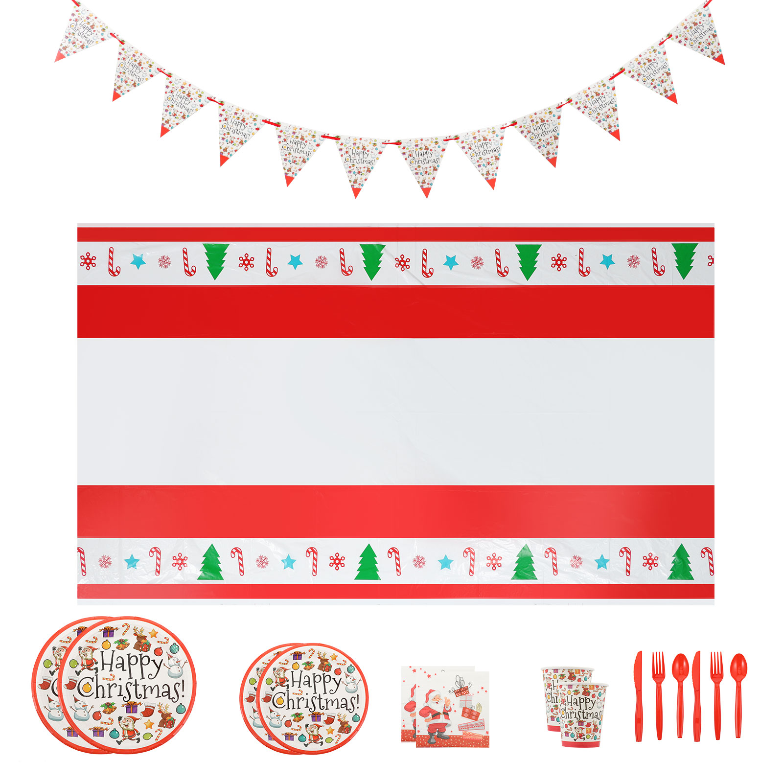 Hemoton 1 Set Party Disposable Paper Tableware Set Storage Food Party