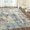 Cream/Blue, variant on Runner Rug 2x6 Modern Abstract Circle Design Kitchen Rug Non Slip Washable Area Rug Soft Accent Rug Living Room Rug Throw Rugs for Bathroom Bedroom, Camel/Green